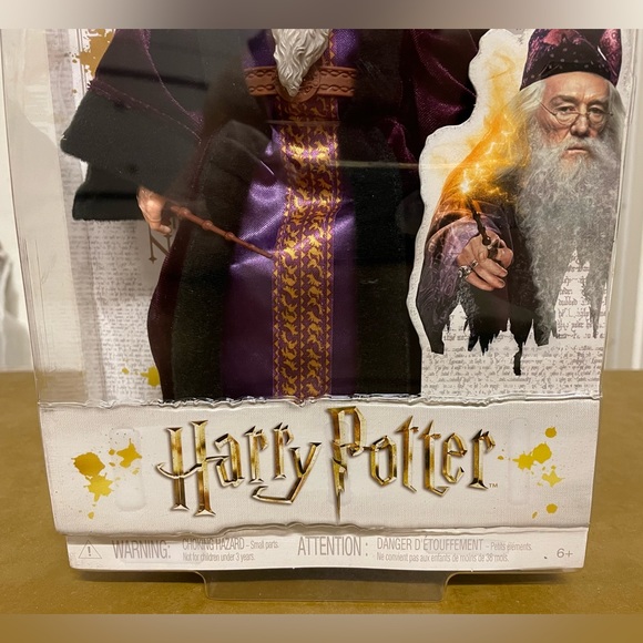 Harry Potter Albus Dumbledore doll first in the line with robe and wand NWT NRFB - Picture 3 of 11